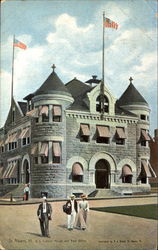 U. S. Custom House And Post Office St. Albans, VT Postcard Postcard