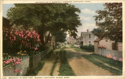 Broadway In Rose Time, Sconset Postcard