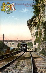 Entrance To Great Gorge Router Postcard