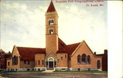 Fountain Park Congregational Church St. Louis, MO Postcard Postcard