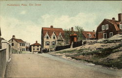 Elm Street Marblehead, MA Postcard Postcard