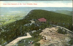 View From Summit Of Mt. Tom Postcard
