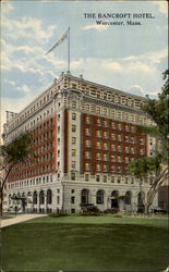 The Bancroft Hotel Worcester, MA Postcard Postcard