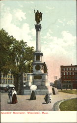 Soldiers Monument Postcard