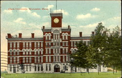 Clark University Worcester, MA Postcard Postcard