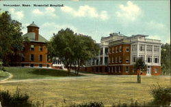 Memorial Hospital Postcard