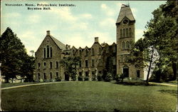 Polytechnic Institute, Boynton Hall Worcester, MA Postcard Postcard