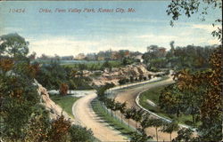 Drive Penn Valley Park Postcard
