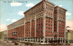 Baltimore Hotel Kansas City, MO Postcard Postcard