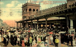 Boardwalk & Entrance To New Million Dollar Pier Postcard