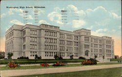 Washington High School Postcard