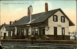 Passenger Station Penacook, NH Postcard Postcard