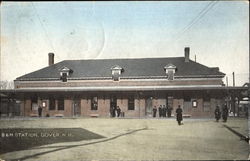 B. & M. Station Dover, NH Postcard Postcard