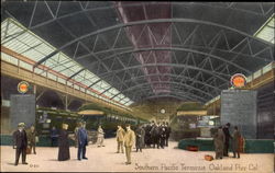 Southern Pacific Terminus, Oakland Pier Postcard