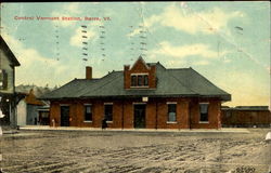 Central Vermont Station Postcard