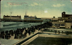 Boardwalk And Young's Pier Postcard
