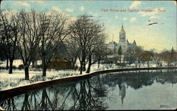 Park River And Capitol Postcard