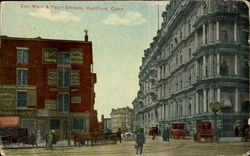 Cor. Main & Pearl Streets Postcard