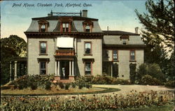 Pond House, Elizabeth Park Postcard