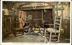 The Old Kitchen In The House Of The Seven Gables Postcard