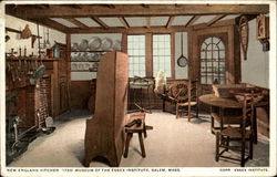 New England Kitchen, Museum of the Essex Institute Postcard