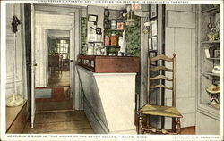 Hepzibah's Shop In The House Of The Seven Gables Salem, MA Postcard Postcard