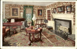 The Parlor, Thomas Bailey Aldrich Memorial Postcard