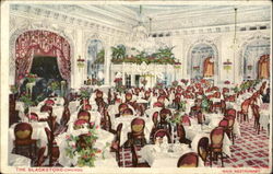 The Blackstone Main Restaurant Postcard