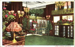 The Blackstone Lobby Showing Entrance Postcard