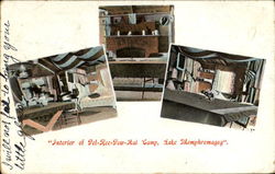 Interior Of Pel-Ree-Pow-Hai Camp Postcard