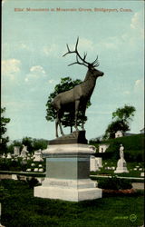 Elks Monument At Mountain Grove Postcard