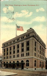 Elks Home, Washington Street Postcard