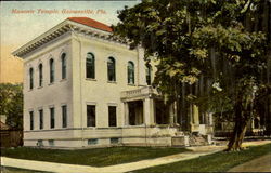 Masonic Temple Gainesville, FL Postcard Postcard