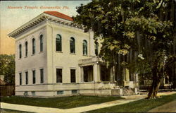 Masonic Temple Postcard