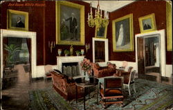 The Red Room, White House Postcard