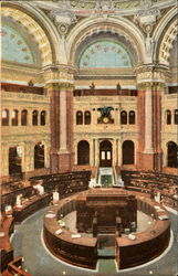 Library Rotunda Postcard