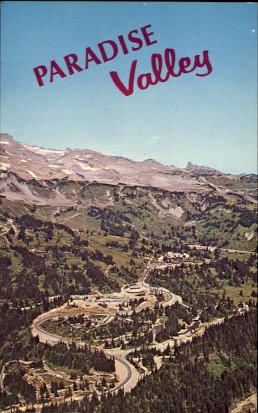 Paradise Valley, Mt. Rainier National Park Scenic Washington