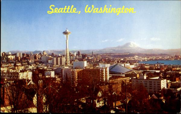 Sunset On Mount Rainier Seattle Washington