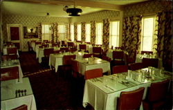 Sylvan Hotel Dining Room Avon-by-the-Sea, NJ Postcard Postcard