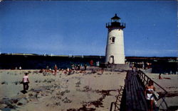 Edgartown Harbor Lighthouse Massachusetts Postcard Postcard