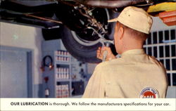 RPM Oil Service Postcard
