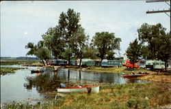 Lake James Angola, IN Postcard 