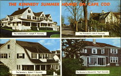 The Kennedy Summer Homes On Cape Cod Postcard