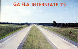 Ga-Fla Interstate 75 Scenic, FL Postcard Postcard