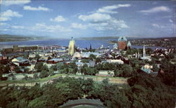 General View Of Quebec Canada Postcard Postcard