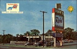 Duff's Quality Court Resort Motel, U. S. Routes 50-522-17 Postcard