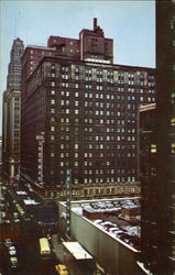 Sherman Hotel, Clark And Randolph Streets Postcard
