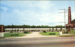 Manning Motel, U. S. 301 and U. S. 521 Postcard