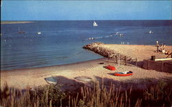 Cotuit Beach Cape Cod, MA Postcard Postcard