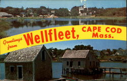 Greetings From Wellfleet Cape Cod, MA Postcard Postcard
